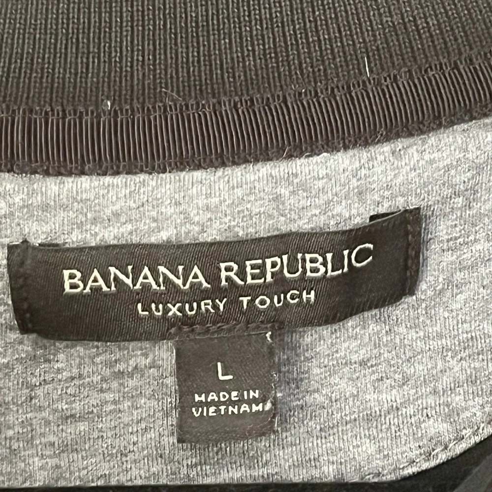 Banana Republic Luxury Touch Black Classic Polo Men’s Large, Preppy Streetwear